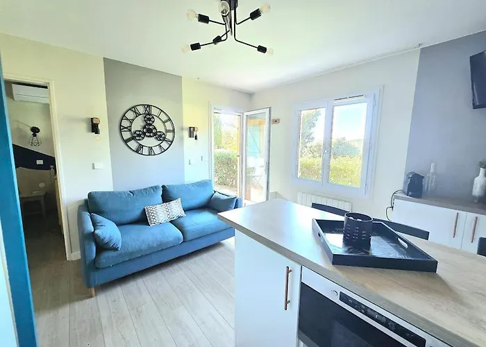 Cosy - Terrasse - Clim - Piscine 로크부른수르알젠스